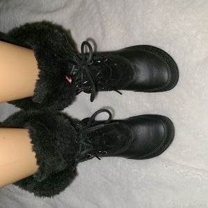 Jambu Size 7.5 Black Vegan Heeled  Calf Boots